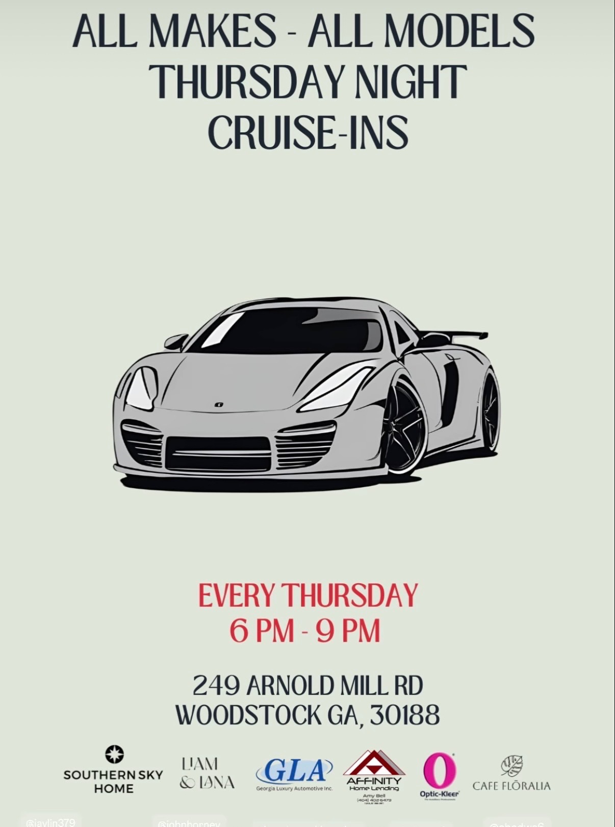 Thursday Night Cruise Ins